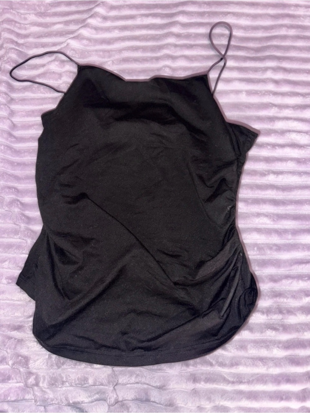 SHEIN Black Spaghetti Strap Tank Top